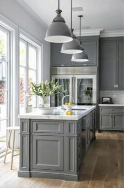 grey shaker cabinets