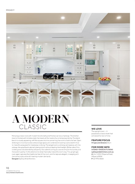 Modern Classic Kitchen modern classic kitchen