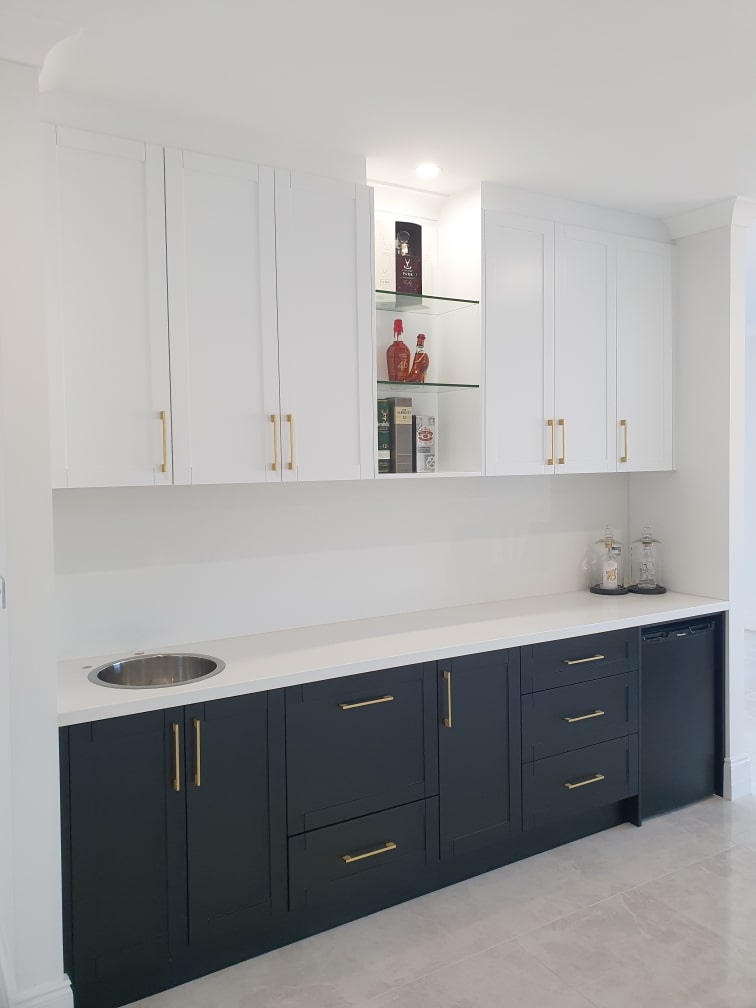 One Wall Kitchen Cabinets