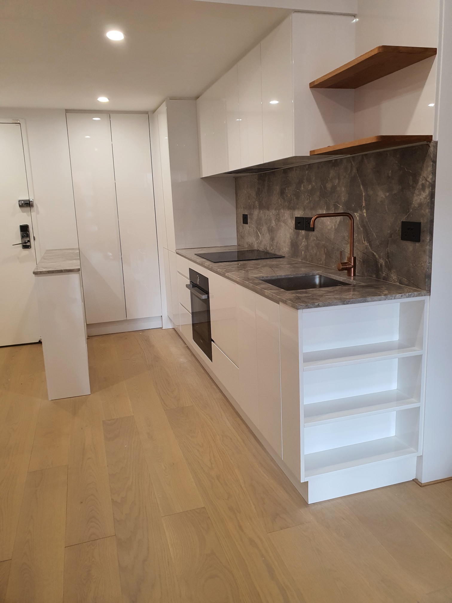 White and Timber Kitchen