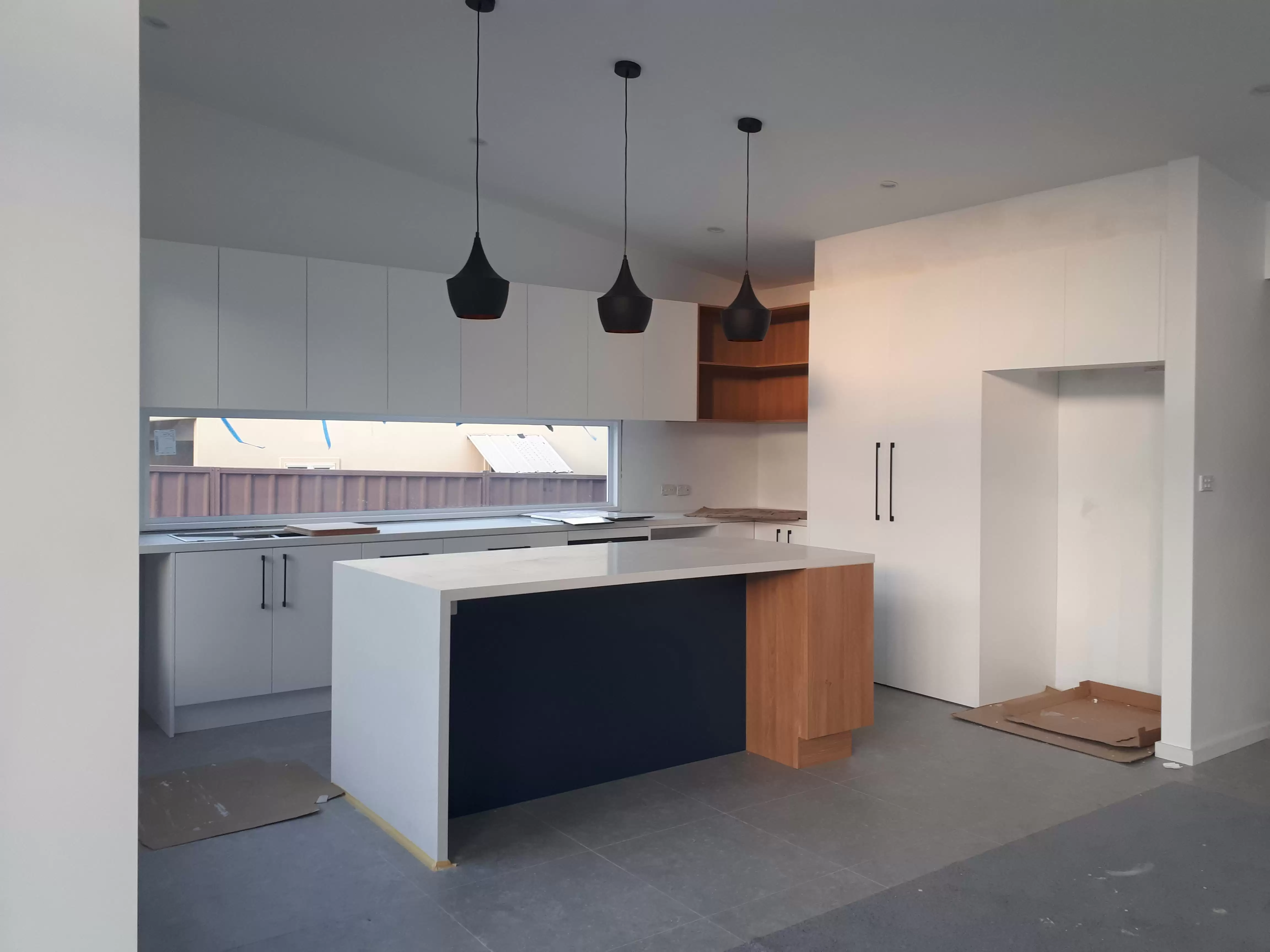 Blue and White Kitchen